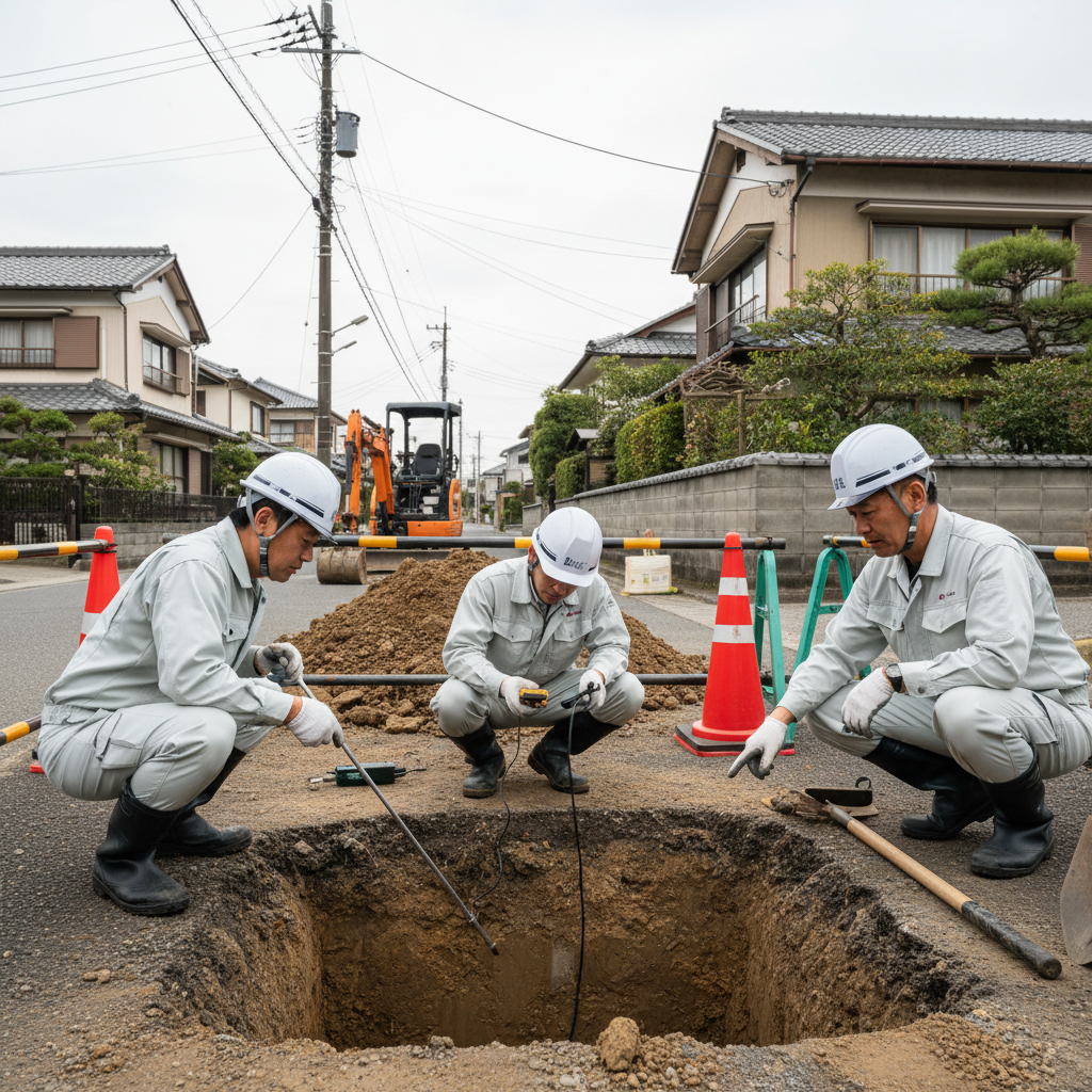 水道管の水漏れ修理料金はいくら?費用相場と対処法を全解説 75 地中の水道管水漏れ修理と費用に関する画像