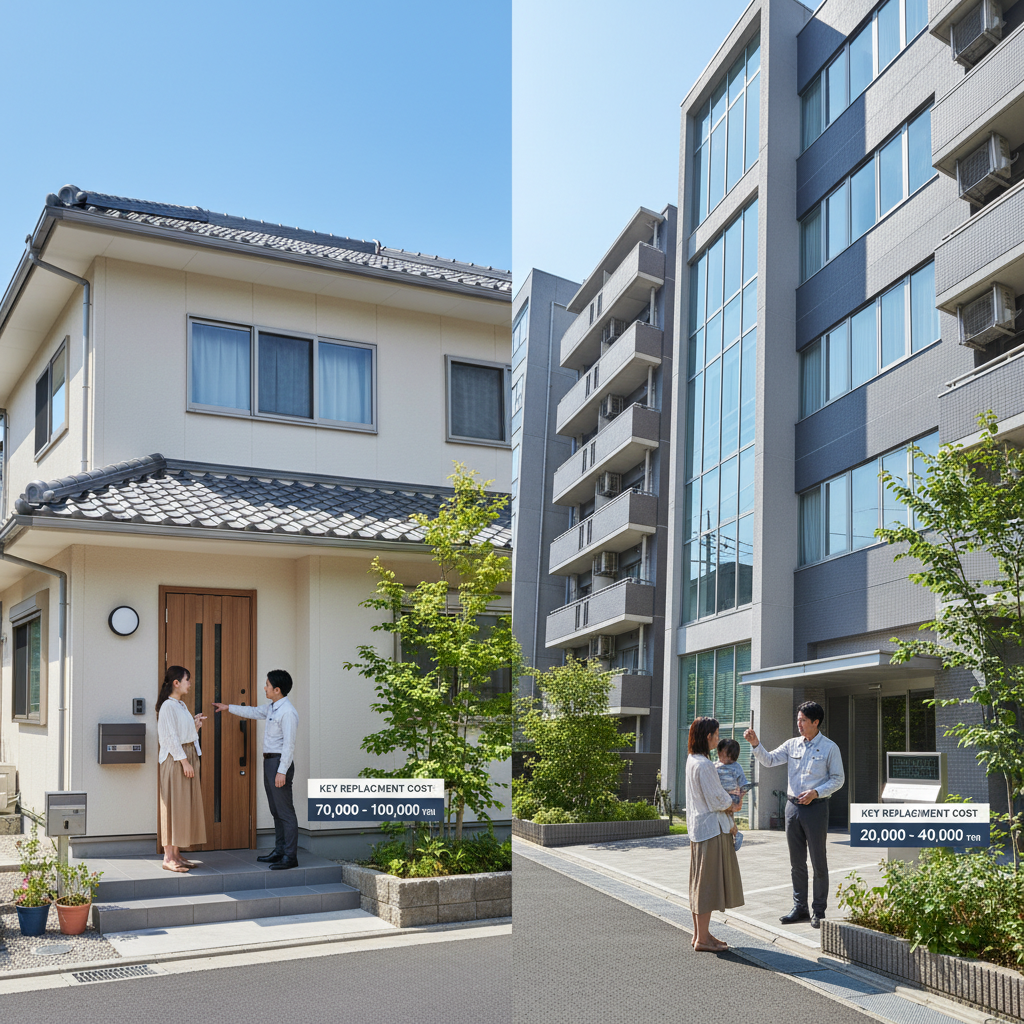 鍵交換の費用相場はいくら?高い理由と安く抑えるコツ 82 建物別(一軒家・マンション)の費用相場に関する画像