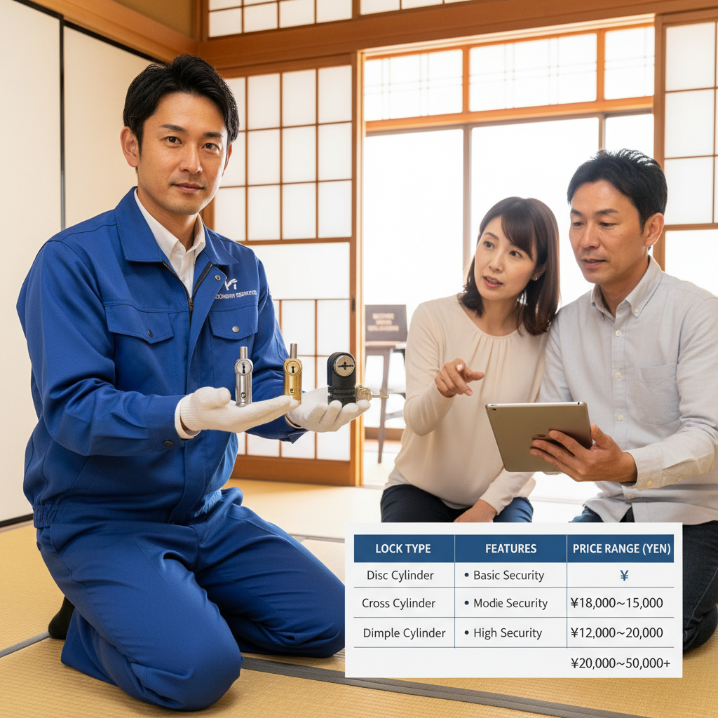 鍵交換の費用相場はいくら?高い理由と安く抑えるコツ 79 鍵の種類別に見る費用相場に関する画像