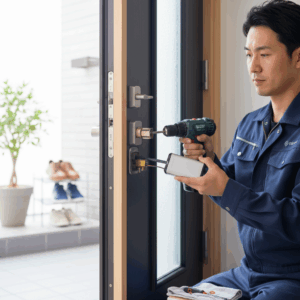 玄関 ドア 鍵交換に関する画像