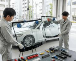 自動車 ガラス交換 工具に関する画像
