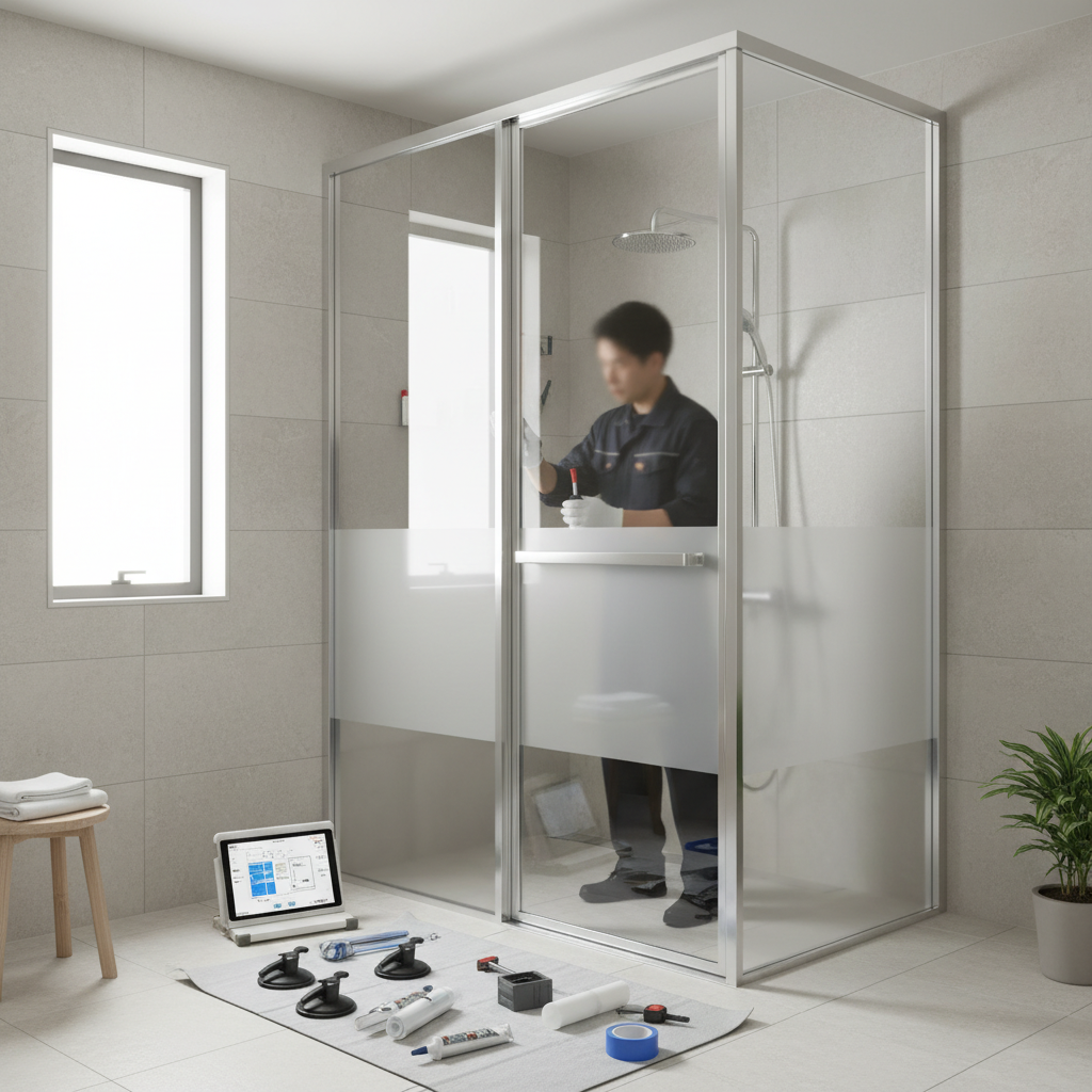 浴室ガラス交換費用の全体像に関する画像