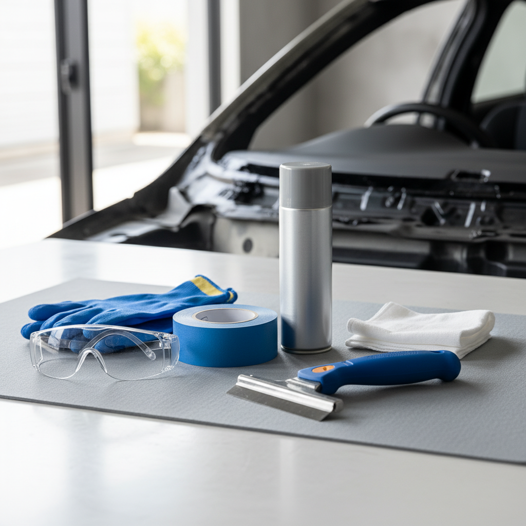 自動車ガラス交換DIYで使える汎用工具に関する画像