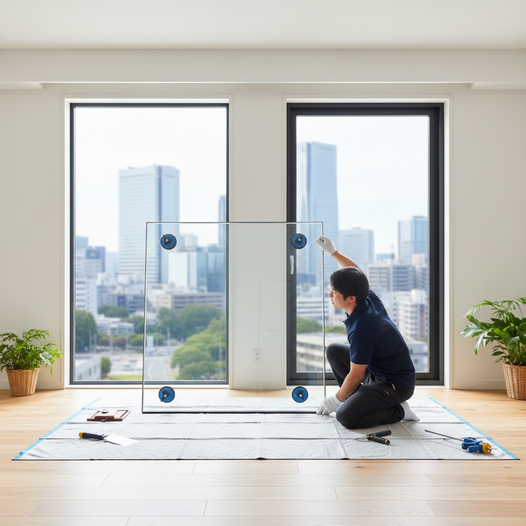 自分でガラス交換を行うリスクとメリットに関する画像