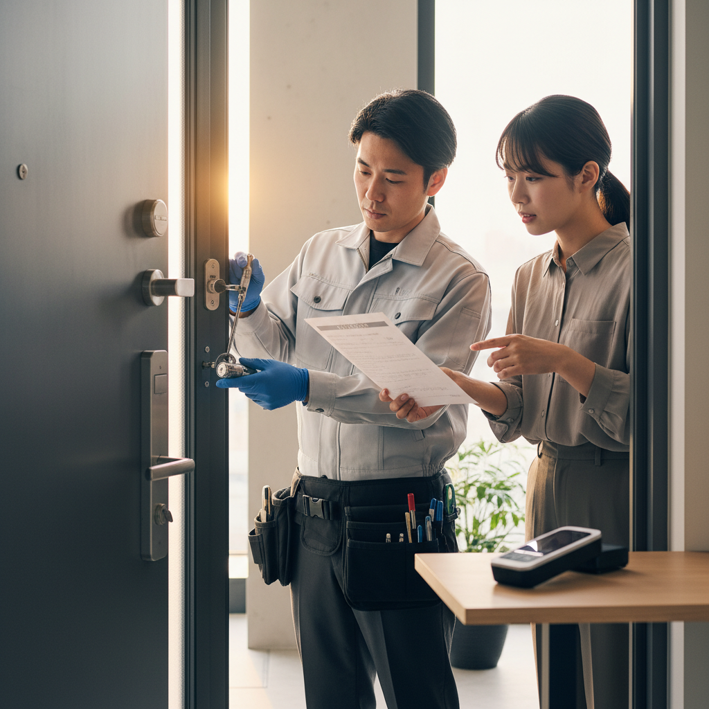 自分で鍵交換が難しいケースと専門業者に依頼すべき理由に関する画像