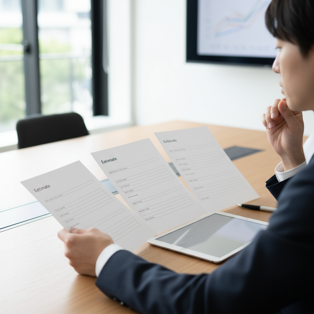 ステップ2：複数の業者から見積もりを取る（相見積もり）に関する画像