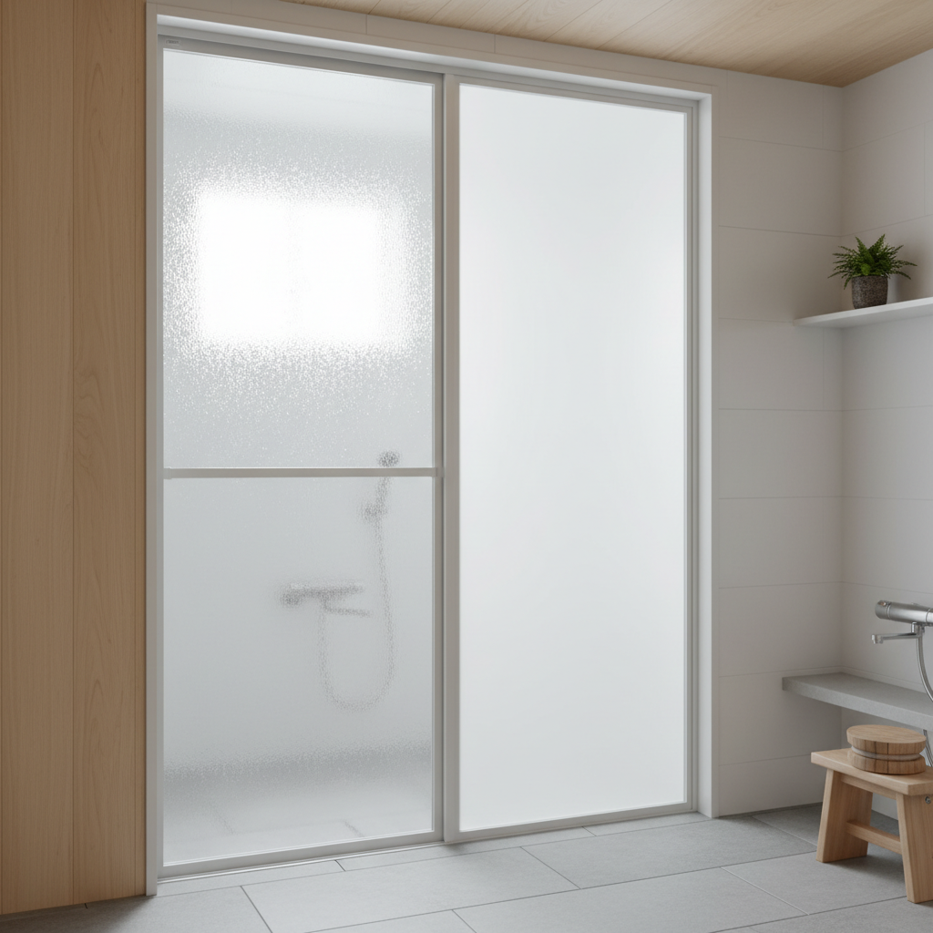 浴室ドアガラス交換費用と浴室扉 アクリル板 交換 値段の比較に関する画像