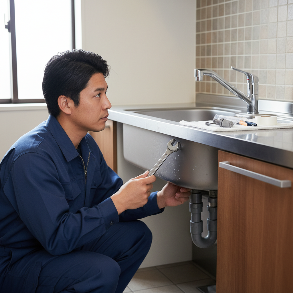 【料金表】キッチンの水道修理の費用相場に関する画像