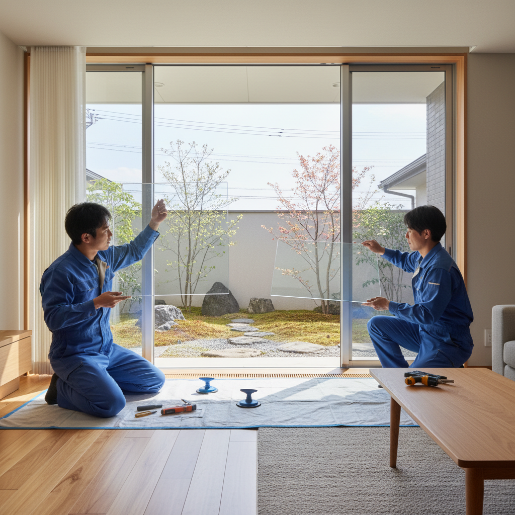 窓ガラス交換の料金相場と内訳に関する画像