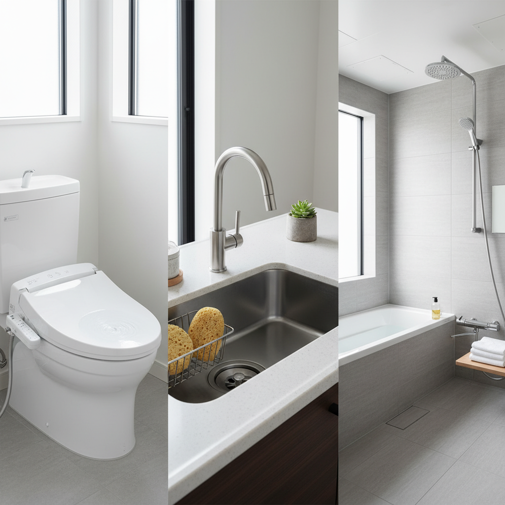 主なサービス内容（トイレ・キッチン・お風呂など）に関する画像