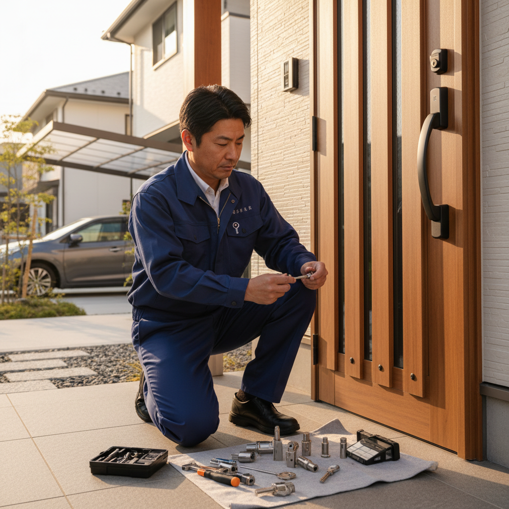 専門の鍵業者に依頼するメリット・デメリットに関する画像