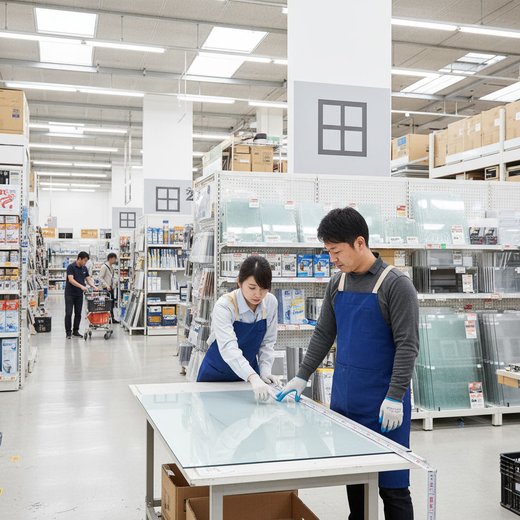 窓ガラス交換 ホームセンターやカインズでの対応に関する画像