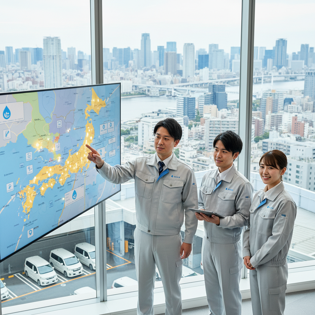 運営会社と対応エリアに関する画像