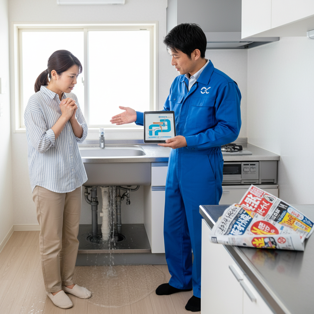 なぜ悪質な水道業者が存在するのか？その手口とはに関する画像