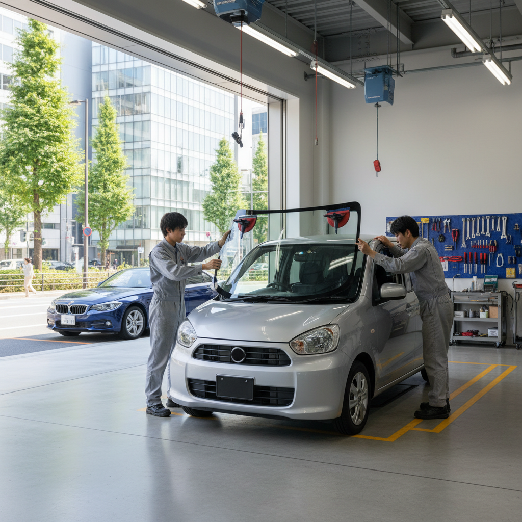 フロントガラス交換を激安で依頼できる東京の業者に関する画像