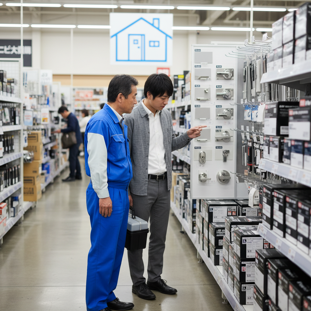 ホームセンターで鍵交換を頼む際の費用相場に関する画像