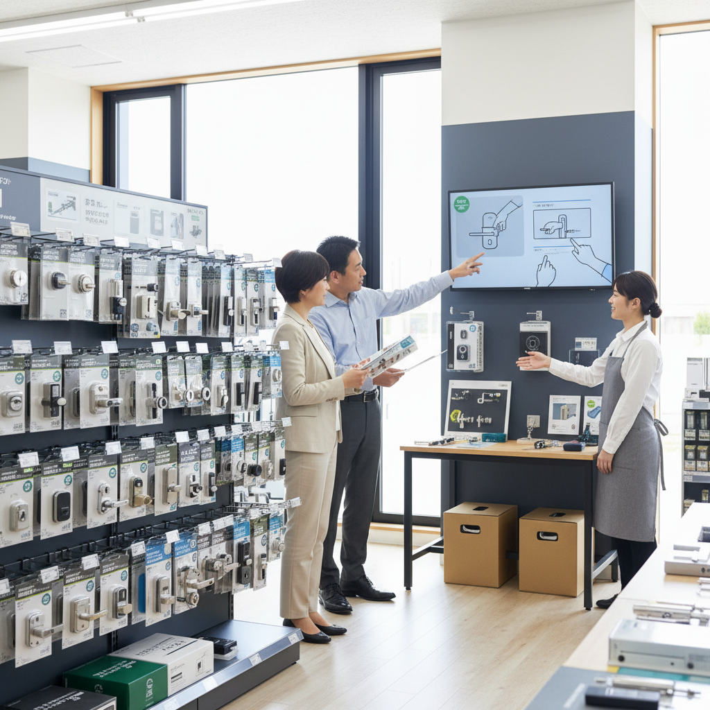 コメリでの鍵交換サービスと注意点に関する画像