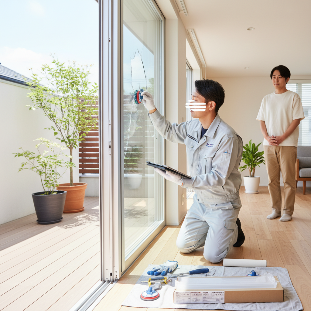 ガラス一枚の交換費用はいくらですか？に関する画像