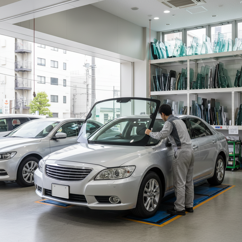 フロントガラス交換を即日で依頼する際のポイントに関する画像