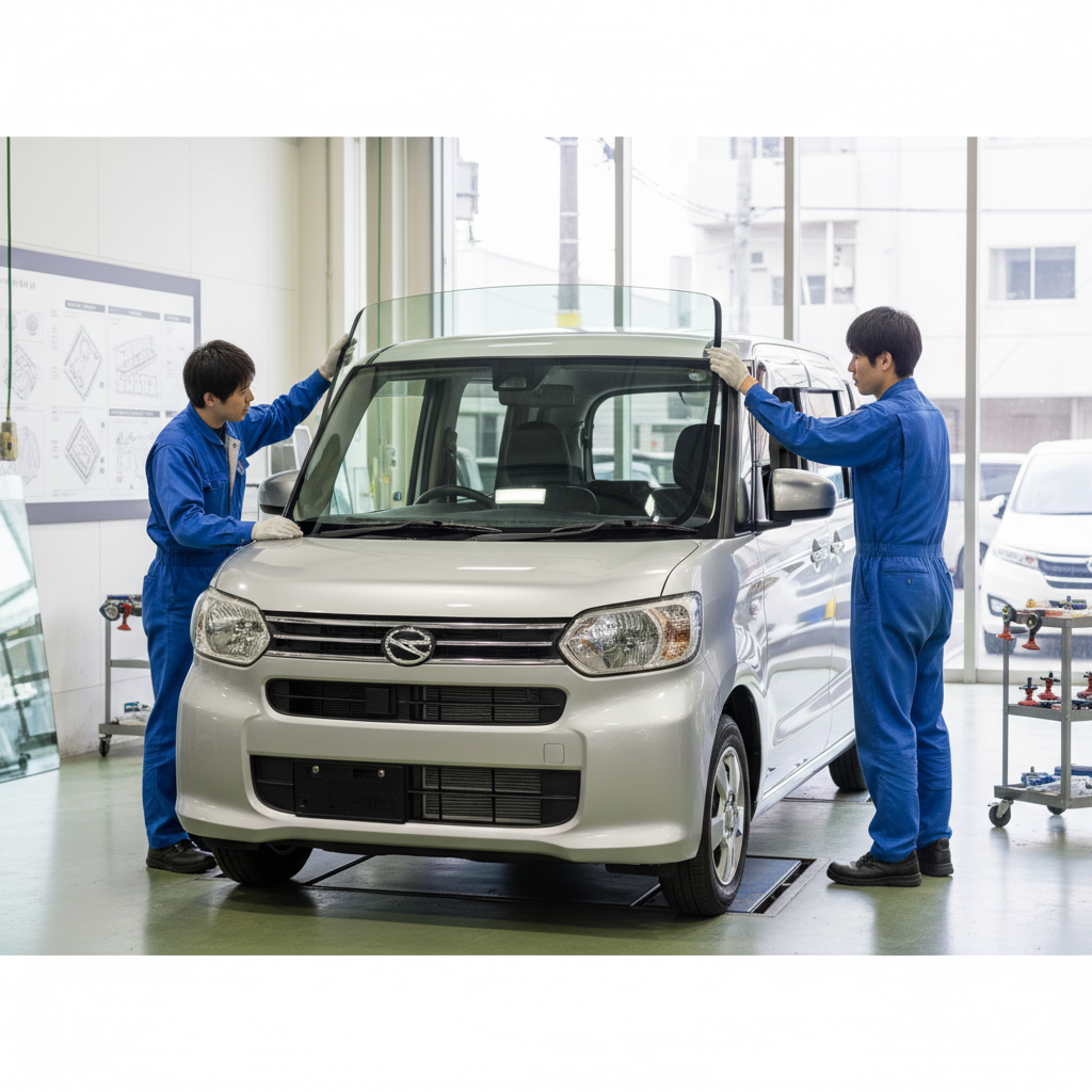 安価な社外品・優良品ガラスの選択に関する画像