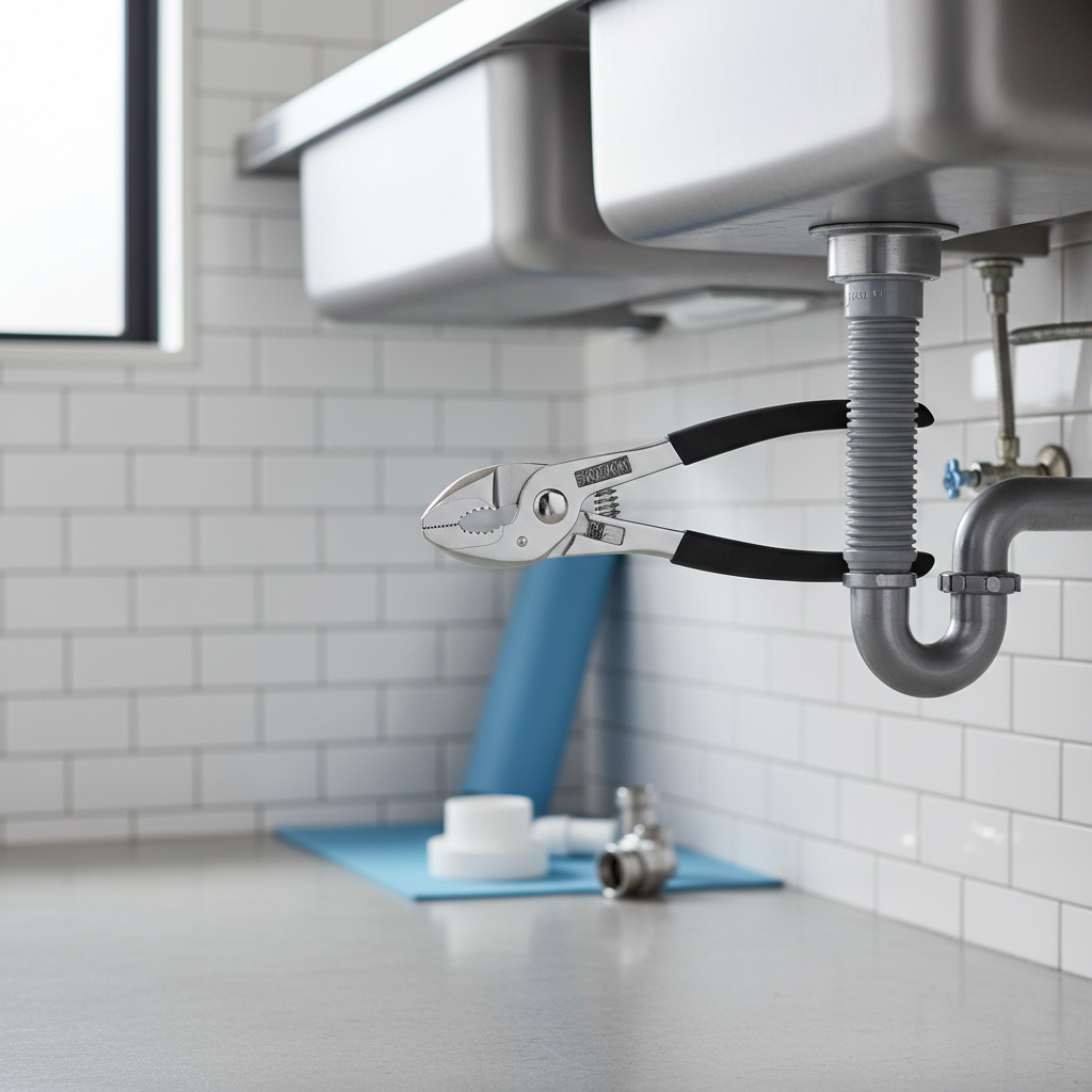 ウォーターポンププライヤー：太いパイプもしっかり掴むに関する画像