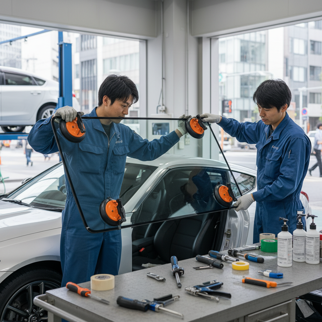 ガラス交換の基本とDIYの難しさに関する画像