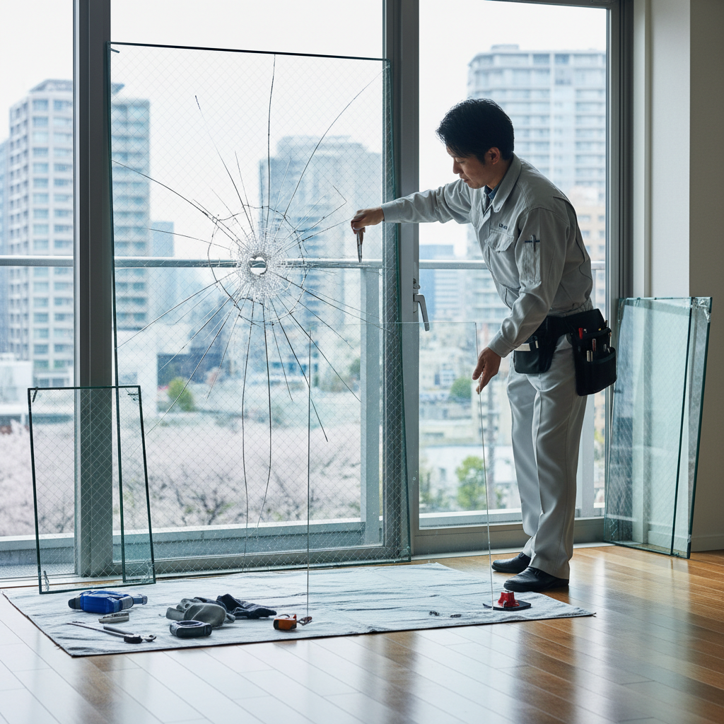 割れた窓を交換するにはいくらかかりますか？に関する画像