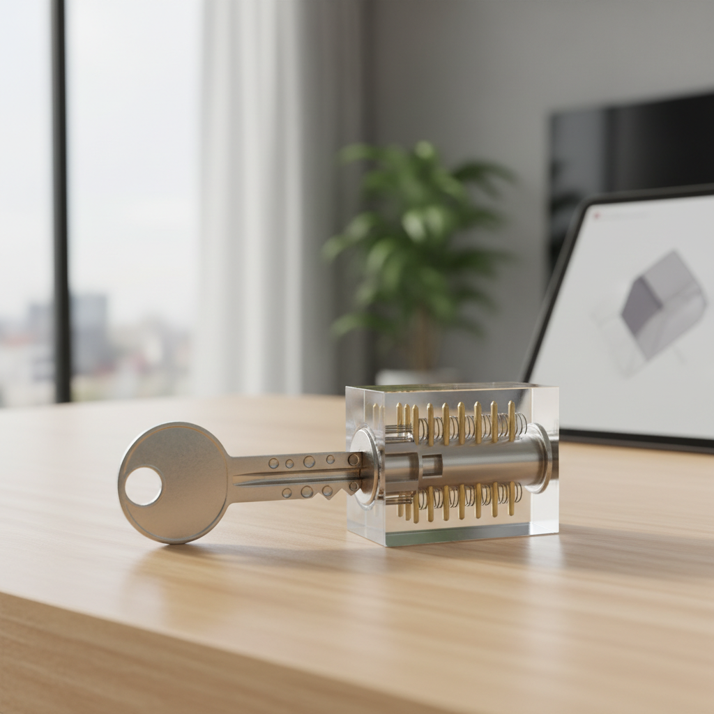 ディンプルキーの基本的な構造に関する画像