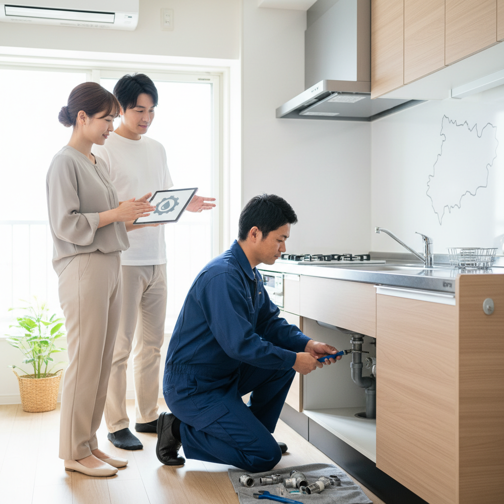 呉市で水道修理を依頼する際のポイントに関する画像