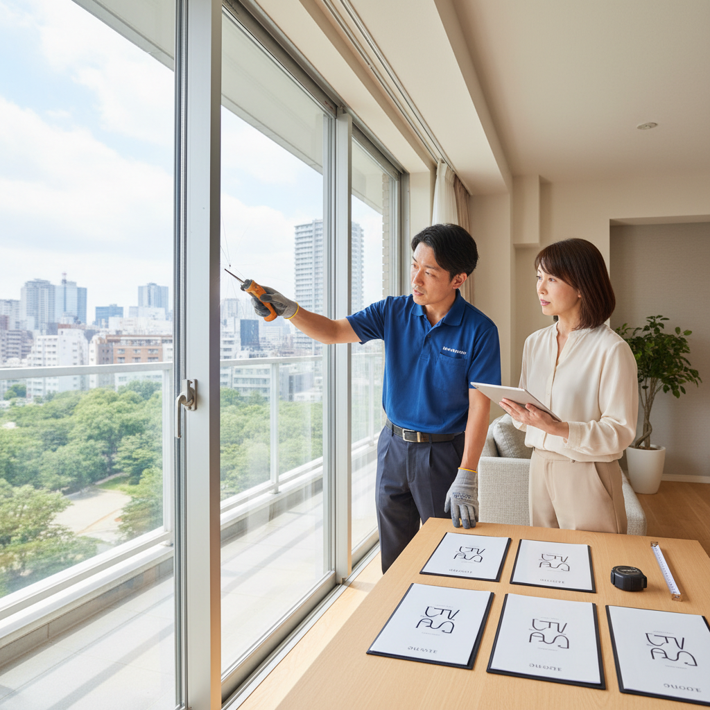 窓ガラス交換を依頼する際のポイントに関する画像