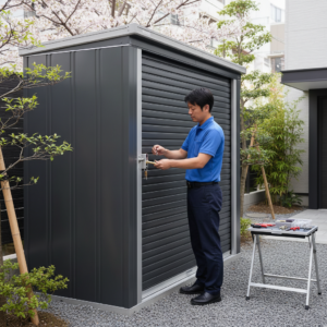 イナバ 物置 鍵交換に関する画像