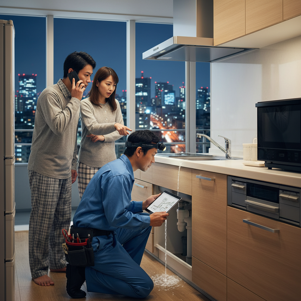 水道修理業者（24時間対応）のメリット・デメリットに関する画像