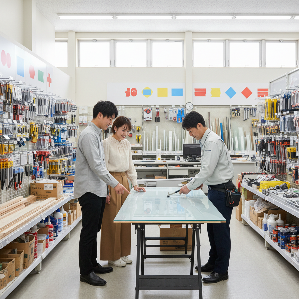 ホームセンターで材料を揃えるに関する画像
