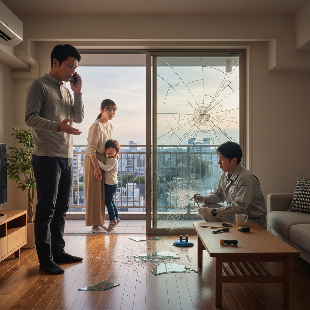 ガラスを割ったらいくらかかりますか？に関する画像