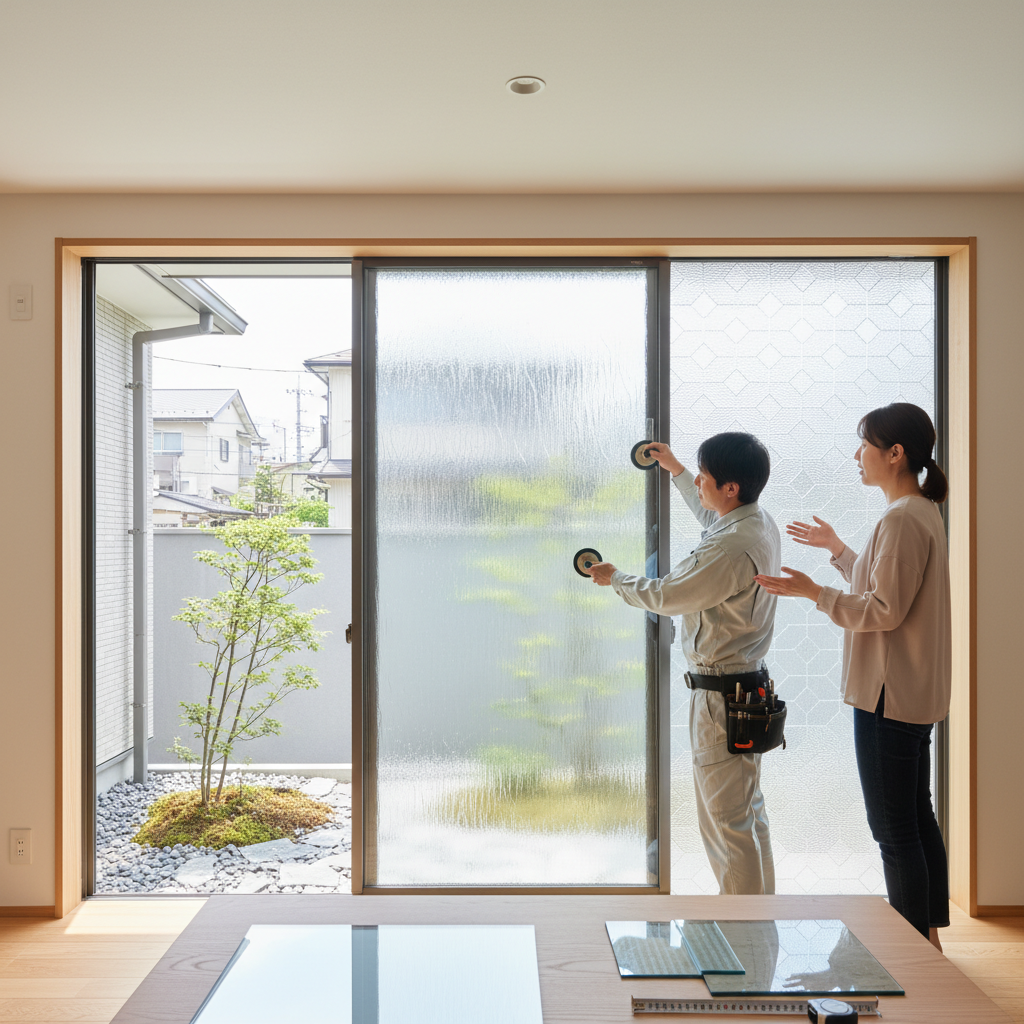 ガラスの種類別交換費用に関する画像