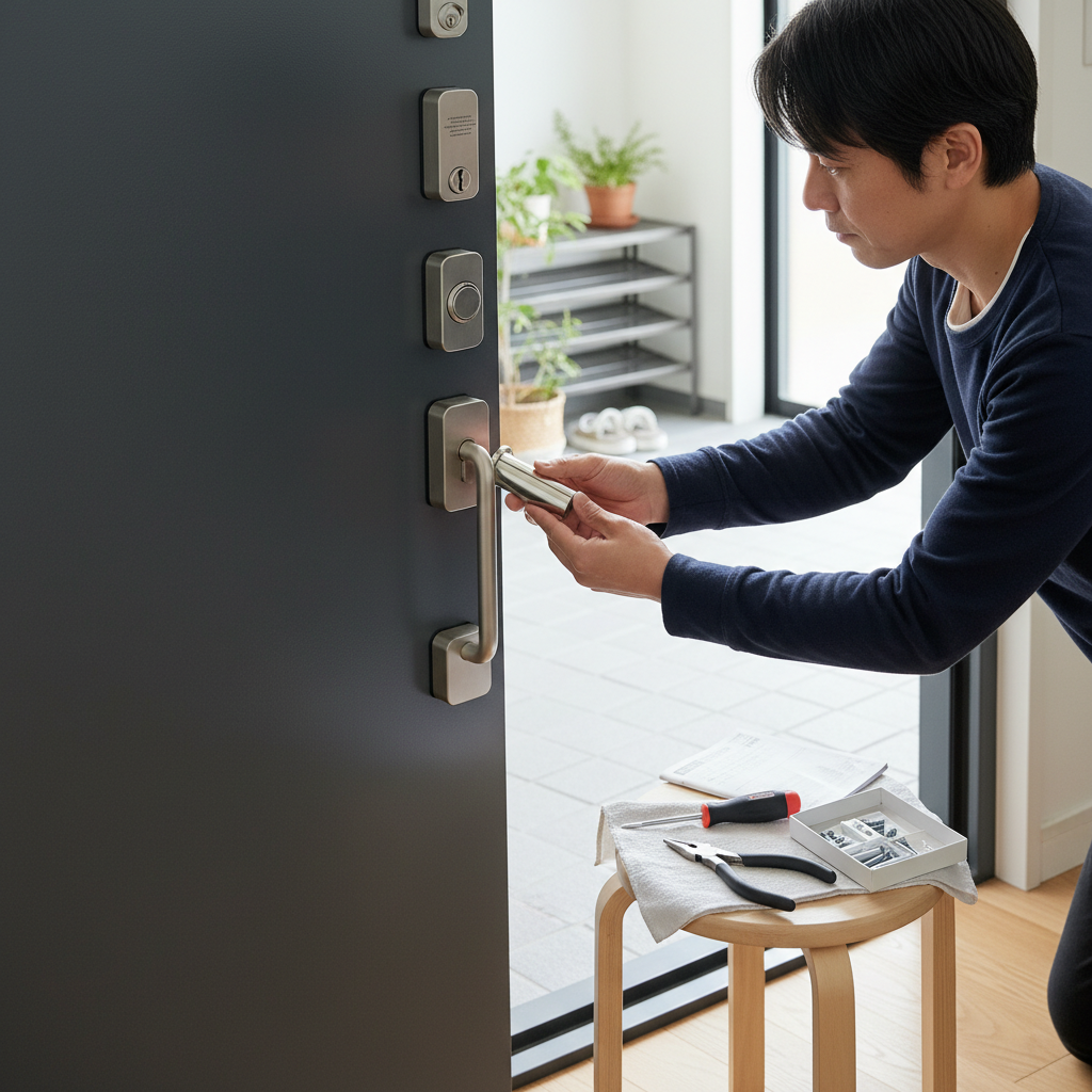 玄関の鍵は自分で交換できますか？に関する画像