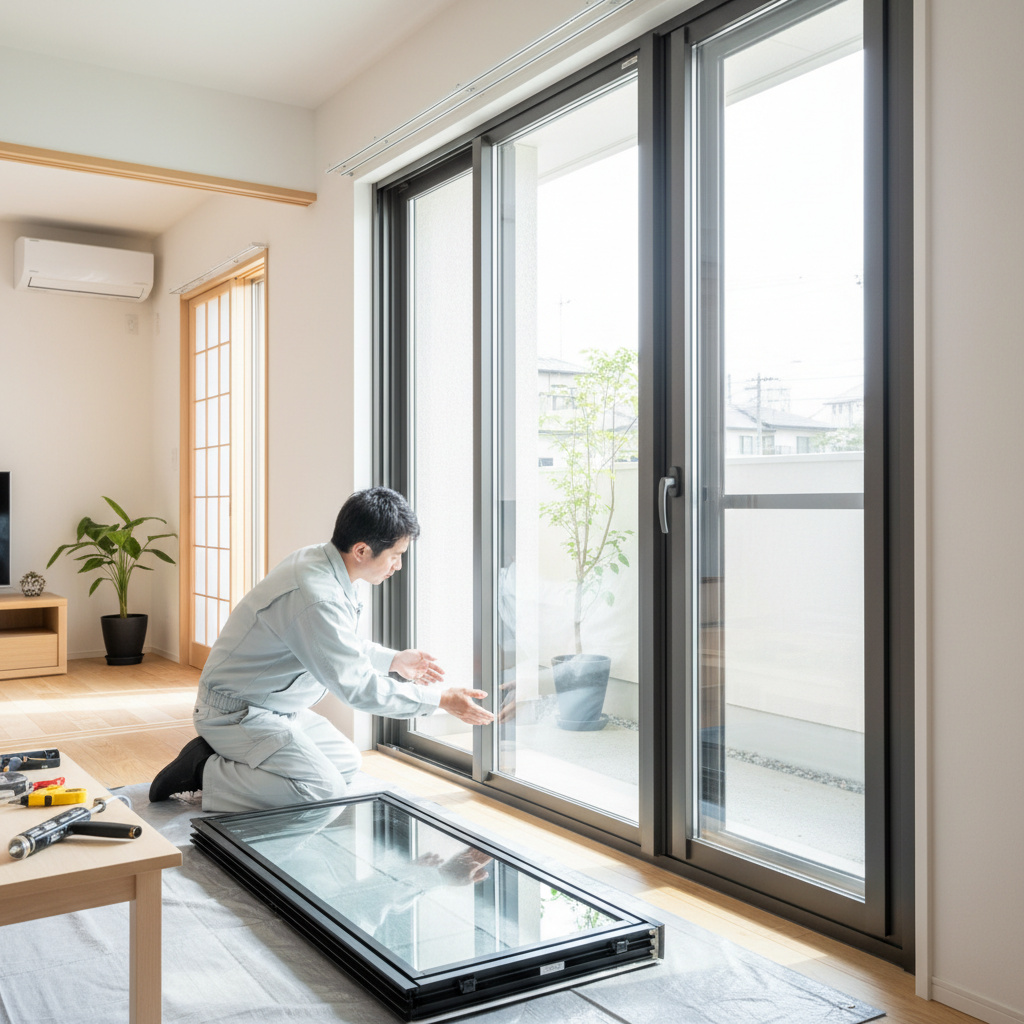 窓のサッシとガラスを交換する費用はいくらですか？に関する画像