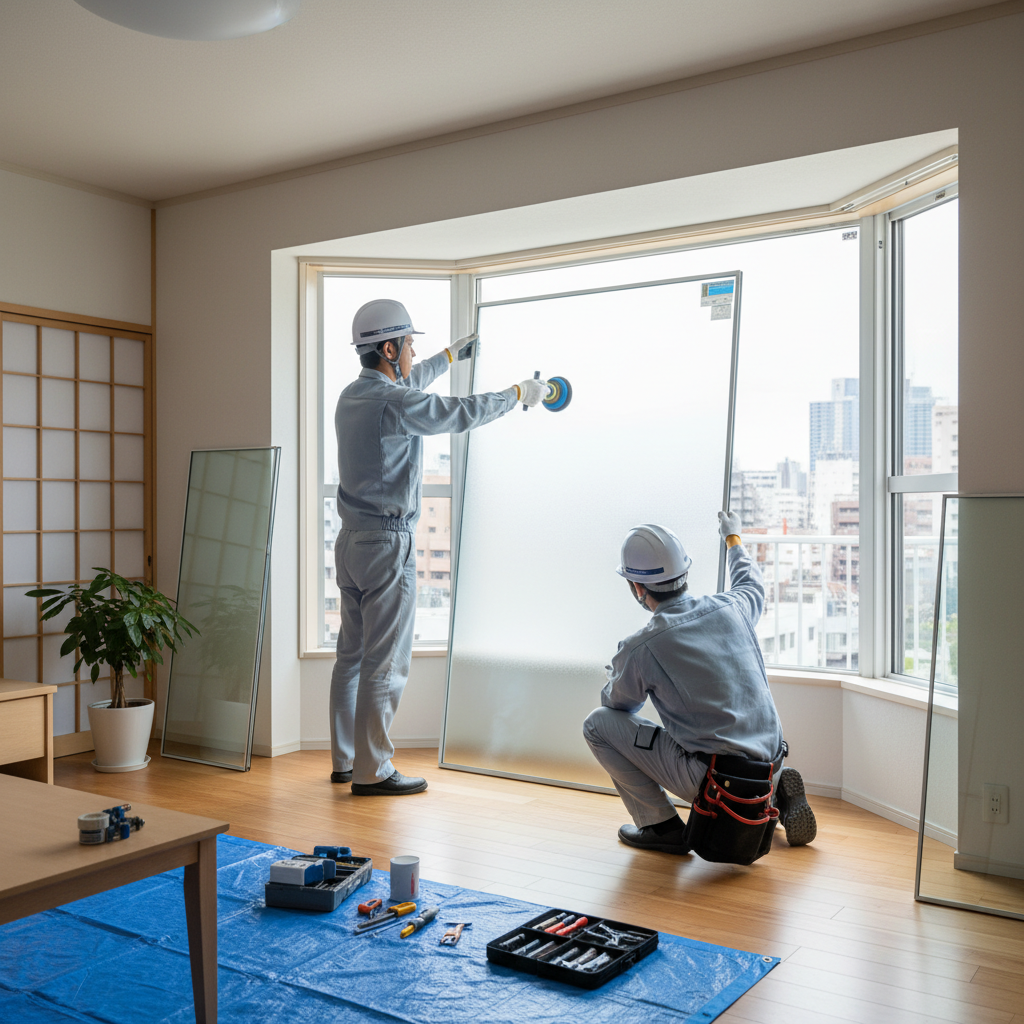 窓ガラス交換の平均的な費用に関する画像