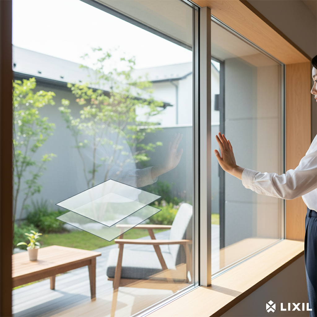 ペアガラス（複層ガラス）の交換料金とLIXIL製品に関する画像