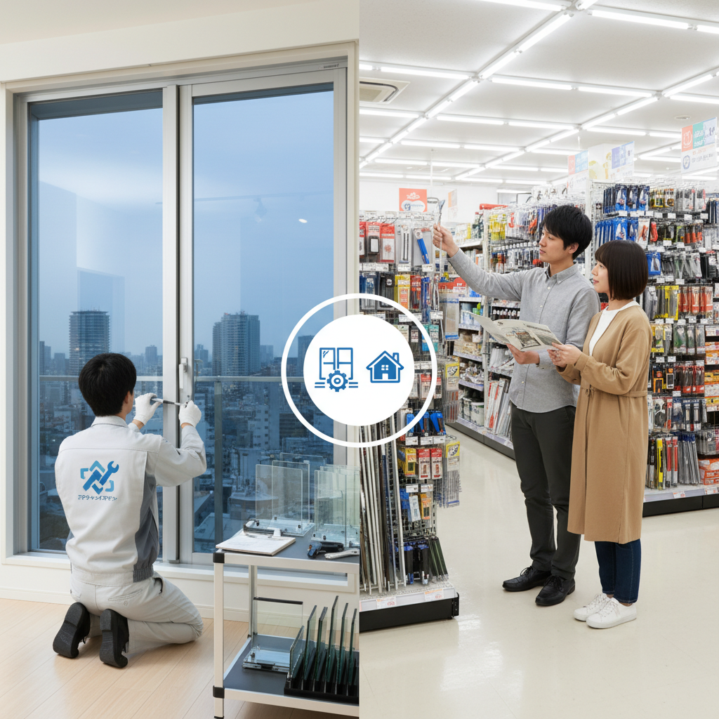 専門業者とホームセンターの比較に関する画像