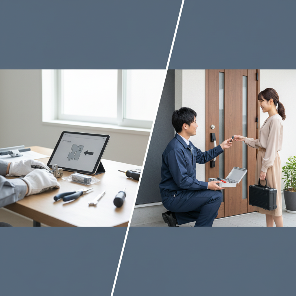 自分で交換する場合と業者に依頼する場合の費用比較に関する画像