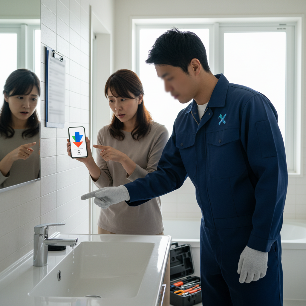 「水道業者 悪質 一覧」に載る業者の共通手口に関する画像