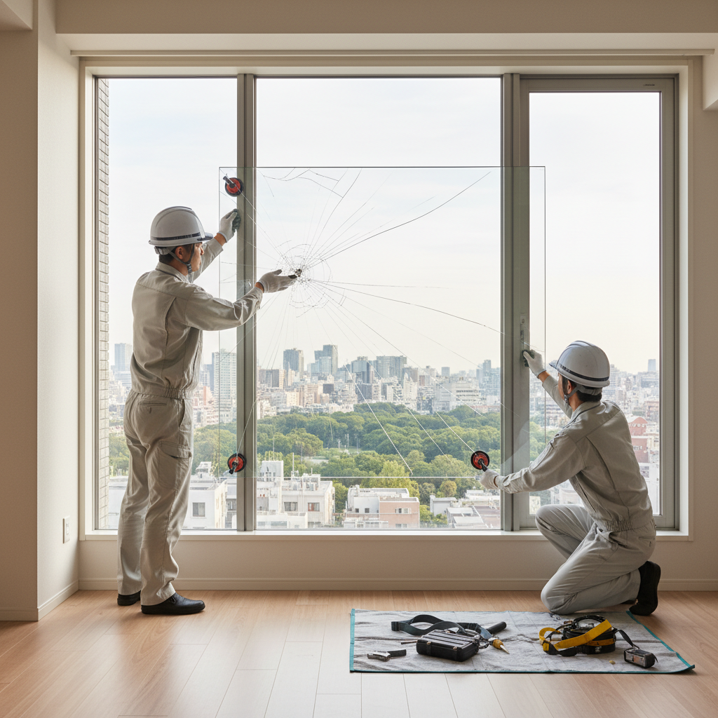 窓ガラス交換をプロに依頼するメリットに関する画像