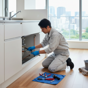 水道修理 キッチンに関する画像