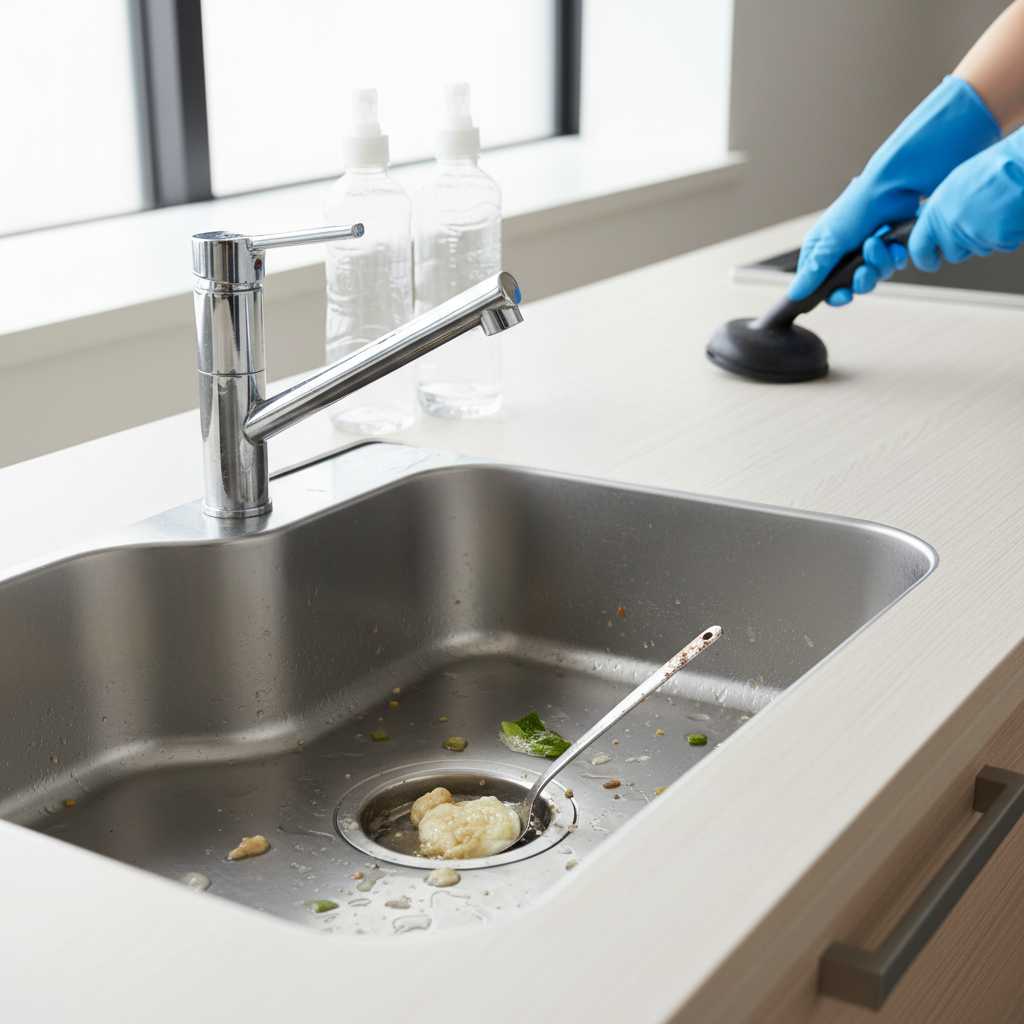 排水溝のつまりに関する画像