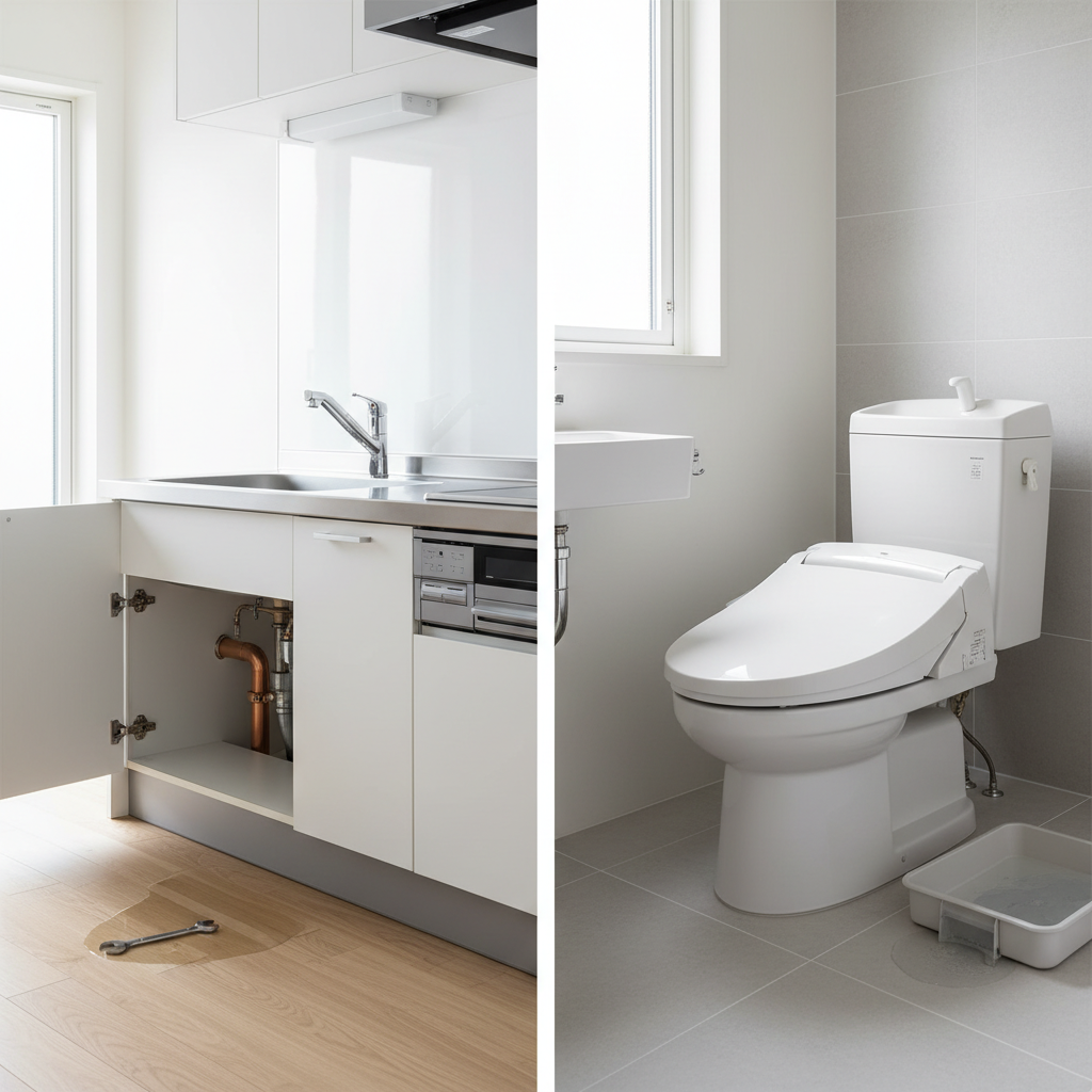 キッチン・トイレなど場所別の修理費用に関する画像