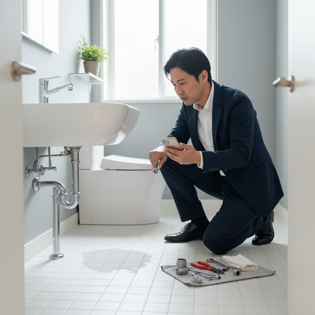 原則として専有部分の修理は自己負担に関する画像